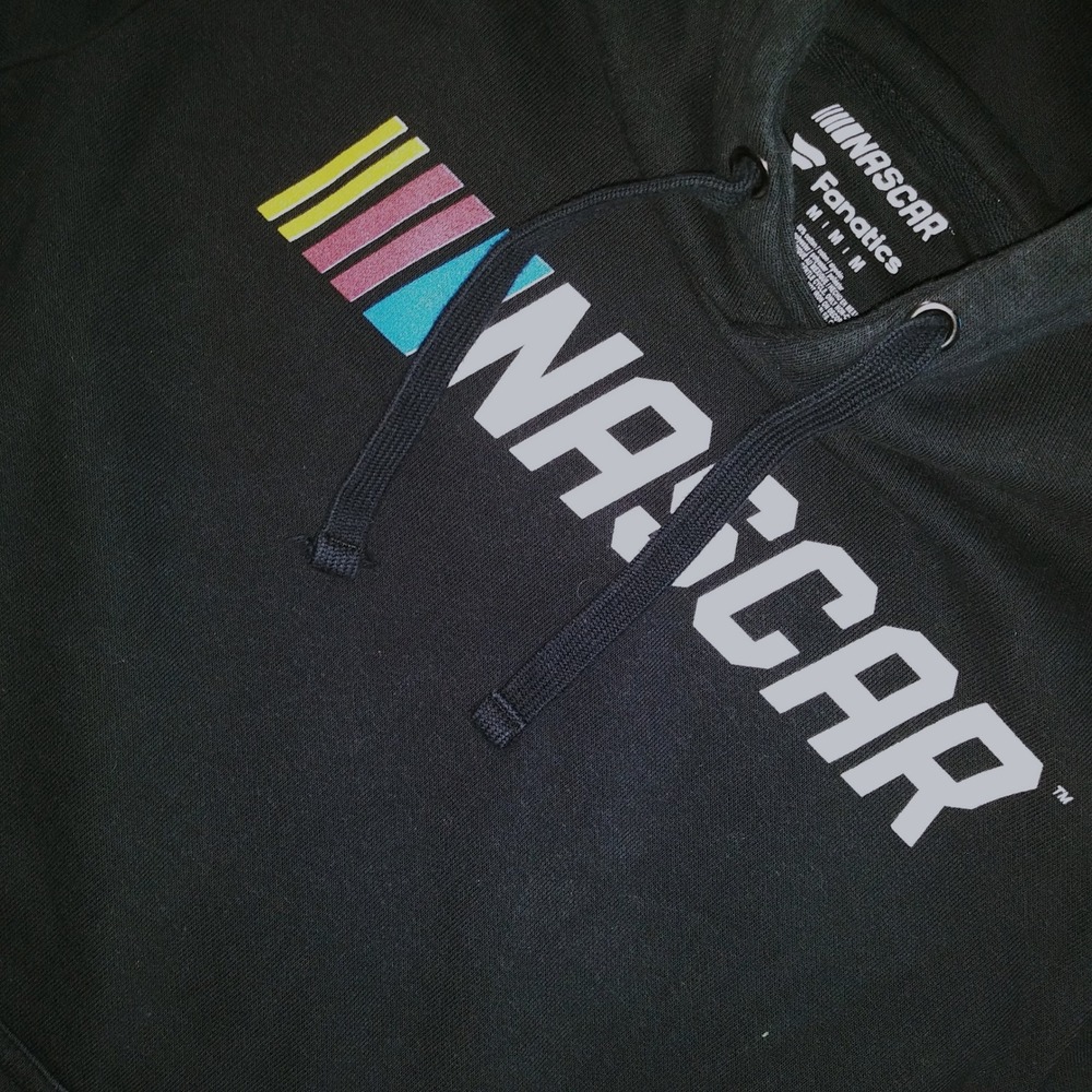 NASCAR Fanatics Black Pullover Hoodie Size M
